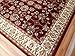 New Traditional Area Rug Scatter 2x3 Red Foyer Rugs 2x4 Persian All-Over Style Bathroom Burgundy Carpet Washable Rugs, 2x3 Door Mat