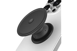 Sinjimoru for Soft Silicone Phone Grip Stand, Strong Adhesive Slim Holder for Comfortable One-Hand Use on Any Smartphone – Ta