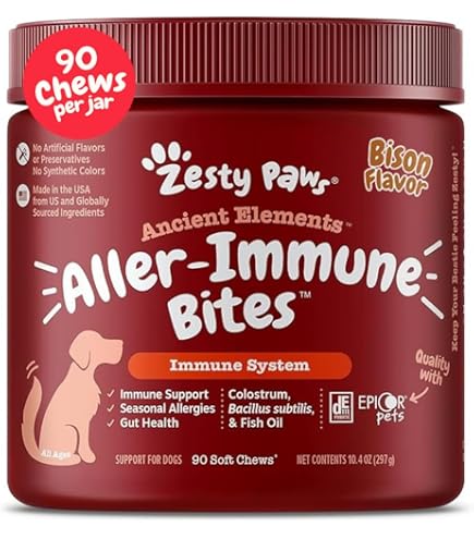 Amazon.com : Zesty Paws Chew No Poo Bites for Dogs - Stool