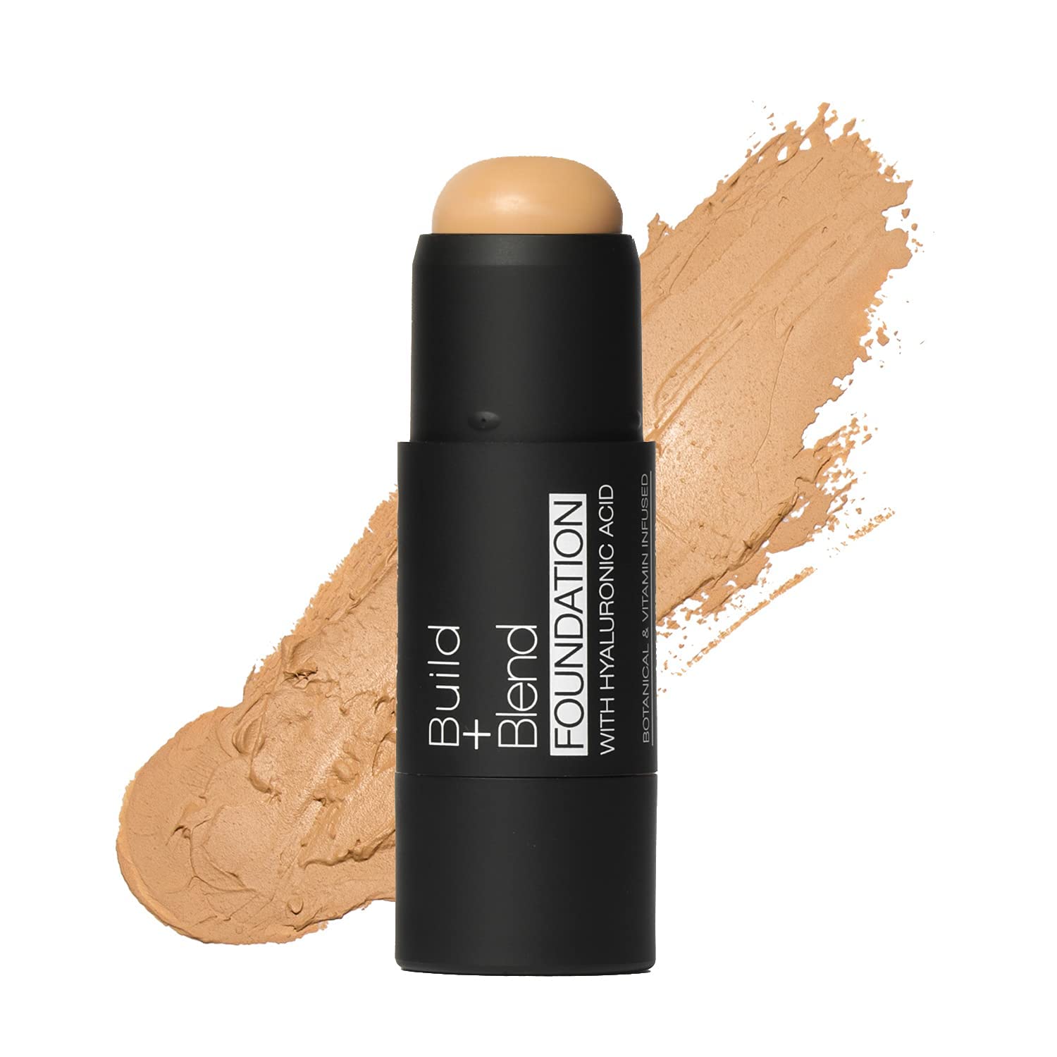 Palladio BUILD & BLEND Foundation Stick, Medium Coverage Buildable Contour Stick for Face, Ultra Blendable Creamy Formula for a Natural Shine Free Finish, Professional Makeup, 0.25 Ounce(Golden Honey)