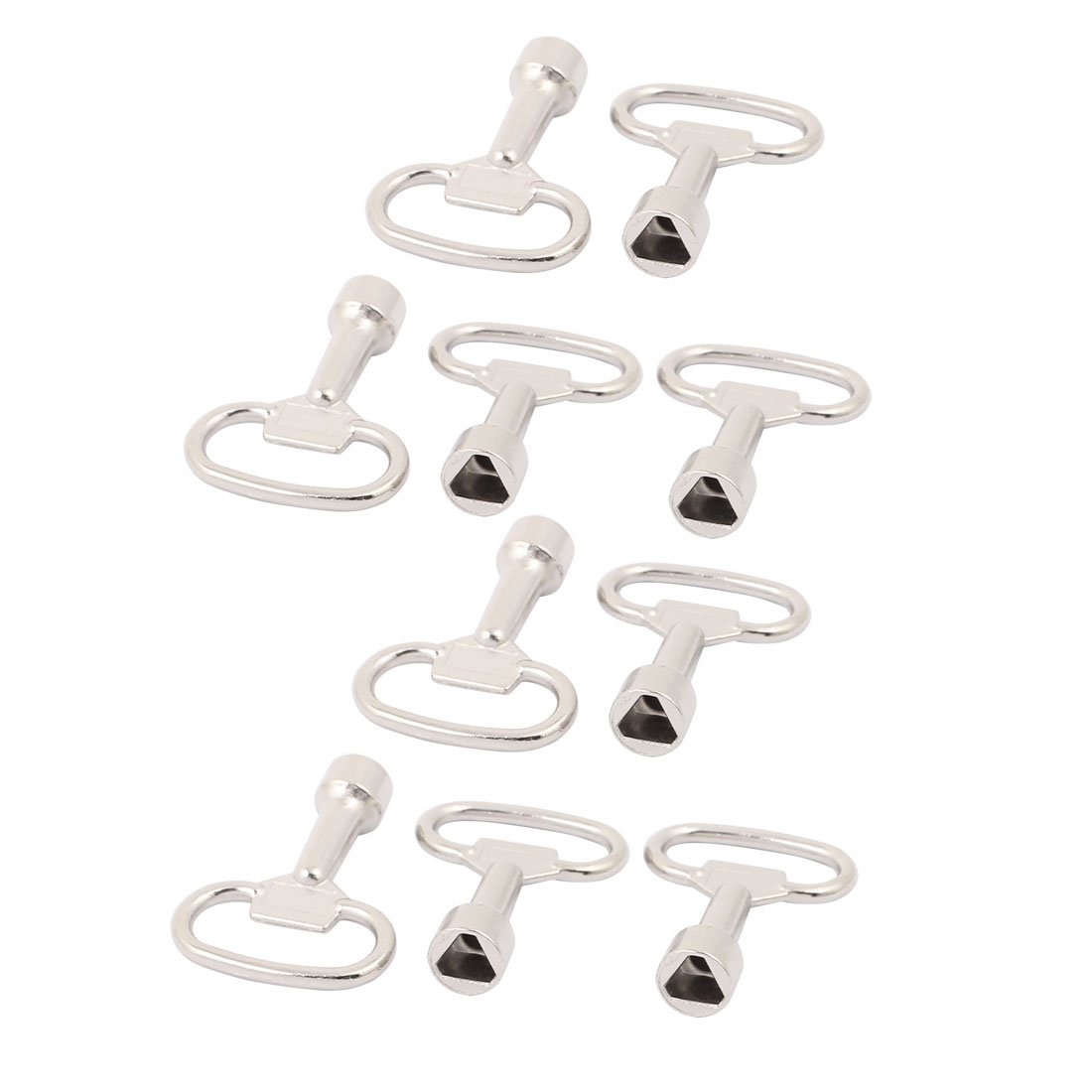 Sourcingmap Triangle Socket Spanner Key 10pcs for 9mm x 8.5mm Triangular Panel Lock