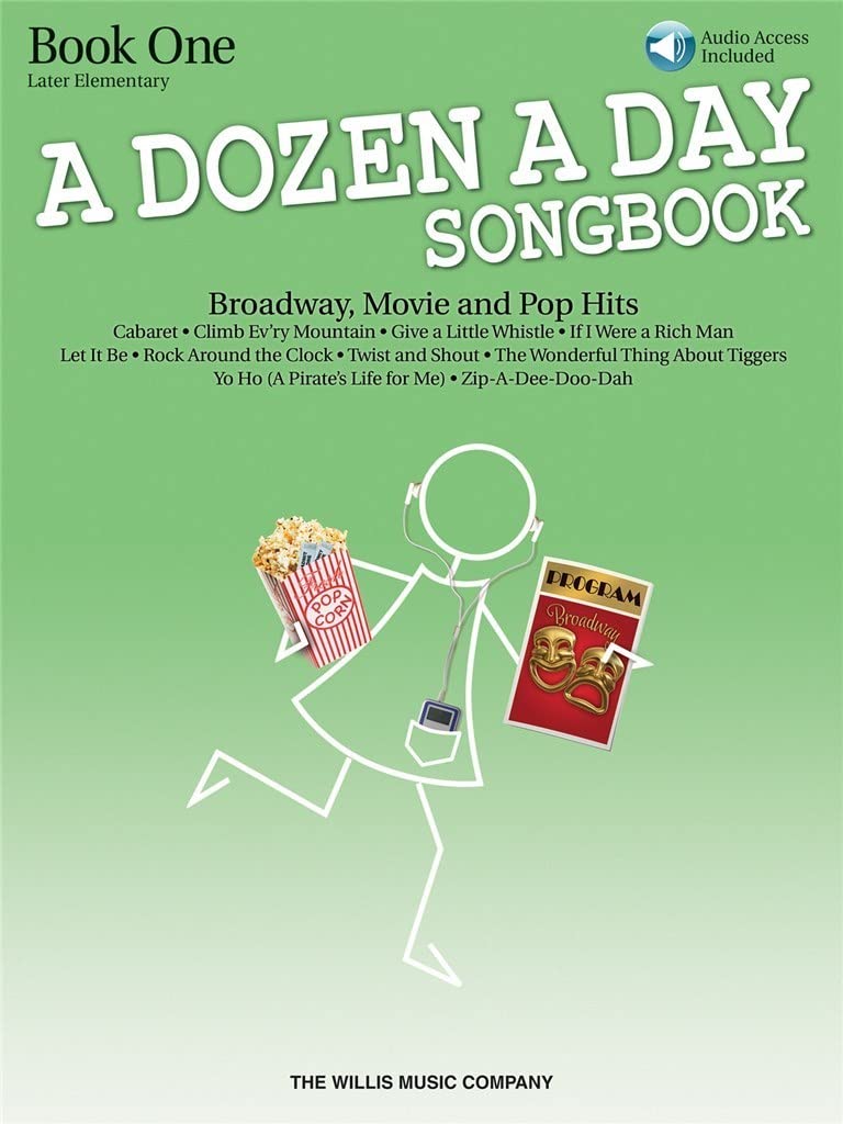 A Dozen a Day Songbook: Book 1: Piano: Piano - Book 1