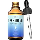 D Panthenol Liquid (1.7 fl.oz, 60g), Concentrate Pro-vitamin B5 Raw Active Ingredient for Skin Hydration, Cosmetic Grade Dexpanthenol for DIY Face, Hair, Nails and Skincare Serum, Moisturer