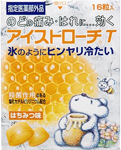 Amazon アイストローチはちみつ味 指定医薬部外品 アイストローチ のど飴 トローチ