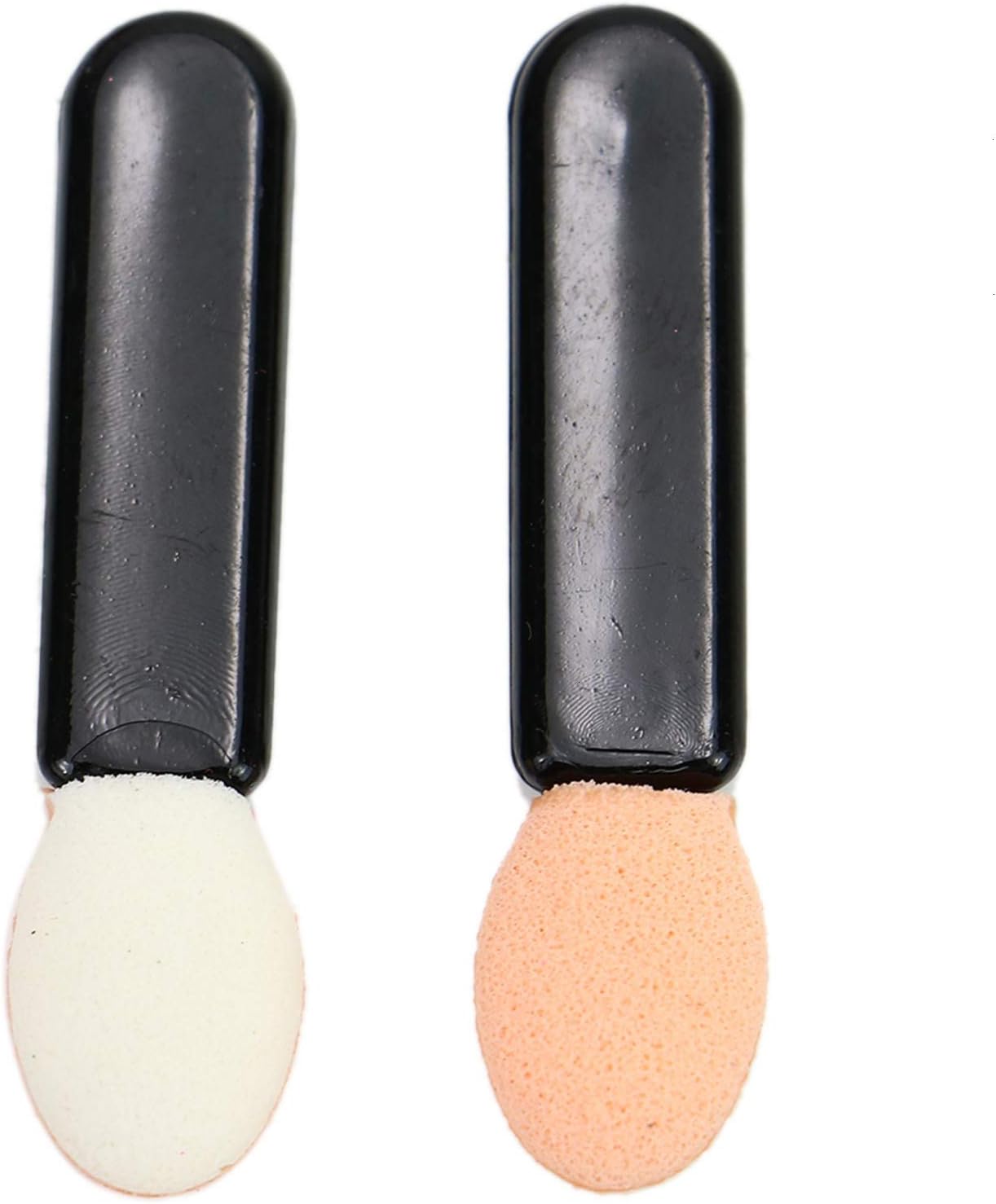 Pomeat 100 Pcs Eyeshadow Brushes Sponge Single Side Sponge Tipped Oval Makeup Applicator, 1.5'' Length: Home & Kitchen