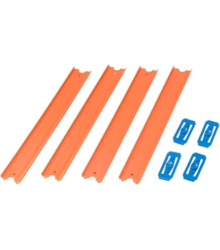 Pista Naranja De Repuesto Para Hot Wheels Mega Garage (FTB68) - Pieza Original Mattel - Compatible Con El Set
