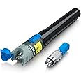 Visual Fault Locator (VFL), Red Light Pen 30mW 30KM, Fiber Optic Cable Tester Tools for FC, SC, ST and LC Adapter