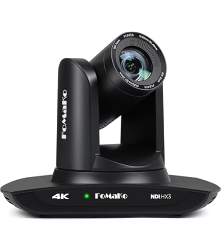 Amazon.com : FoMaKo 60FPS 4K NDI PTZ Camera, 20X Optical Zoom(3pcs