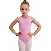WEGETIT Leotards for Girls Gymnastics Black Sleeveless Leotard Toddler Dance Tank top Kids Ballet Bodysuit