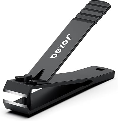 BEZOX Heavy Duty Straight Blade Toe Nail Clippers Thick Nails 15mm Jaw