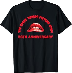 The Rocky Horror Picture Show 50th Anniversary Lips Logo T-Shirt
