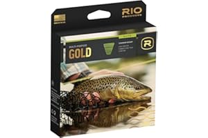 RIO PRODUCTS Elite Gold Fly Line, Easy to Cast Flies from Size 2 to 22, Ultimate All-Around Fly Line with Ultra-Slick Performance