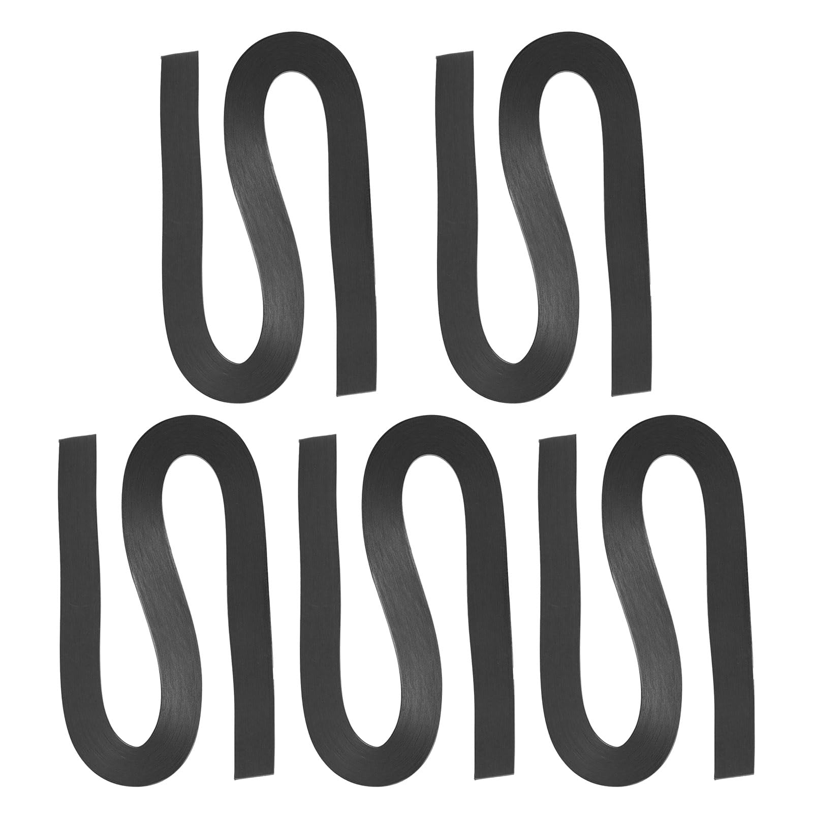 PATIKIL 600pcs Quilling Strips Paper 3mm(1/8") 54cm Origami Paper Quilling Strip for Art DIY Hand Craft Christmas, Black