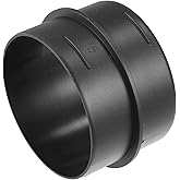 Hihaha Car Air Ducting Connector Straight/Rear Air Heater Duct Joiner Connector Pipe for Car/Durable 2.95'' 75mm OD / 1pcs Bl