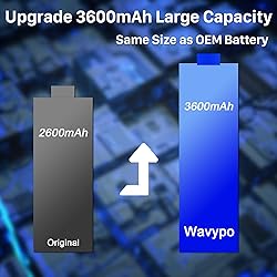 WAVYPO Battery for Galaxy J3,Upgraded 3600mAh