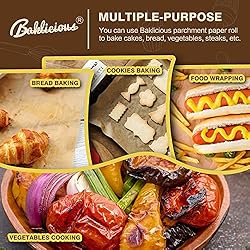 Unbleached Parchment Paper Roll for Baking, 2 Pack