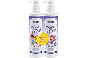 Dr. Fischer Hair Detangler, Cream Leave-In for Children, Rich in Rosemary Oil and Vitamin B5. For an Easy-To-Comb Hair 22 fl.oz. - Twin Pack