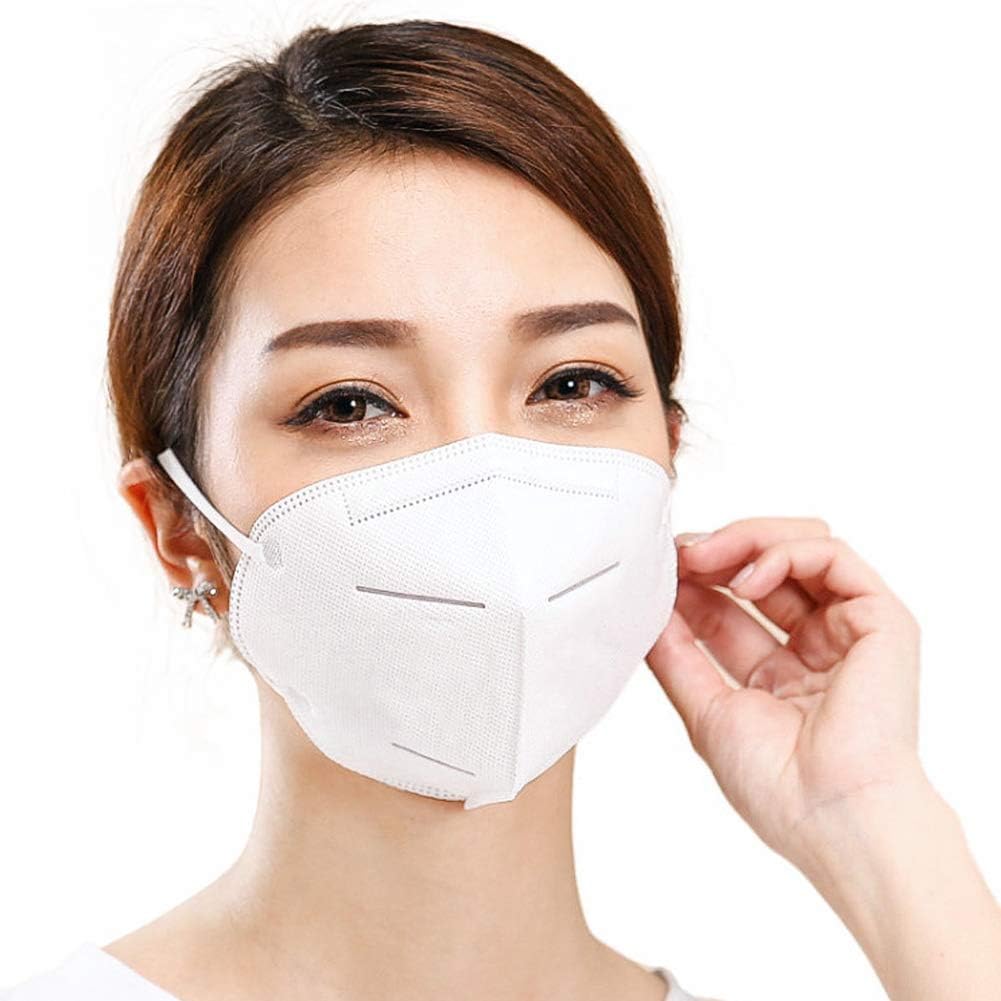 N95 Face Mask with Free Adjustable Headgear N95 Mask Full Face Mask Dust Masks(4PCS)