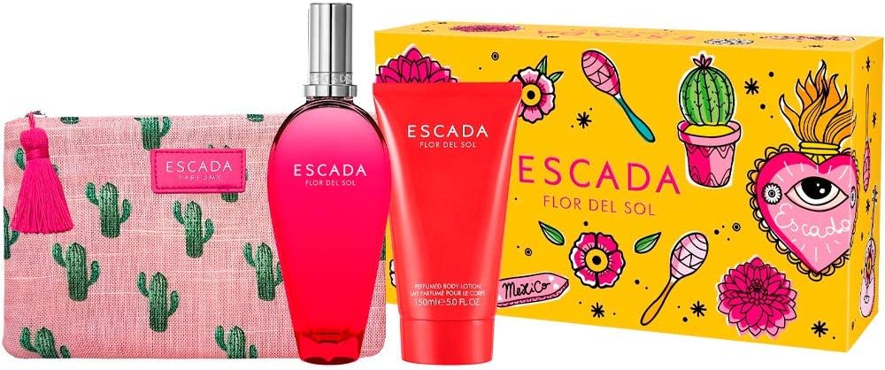 Escada. Flor del Sol Lote 3 Pz. 1200 g: Amazon.es: Belleza