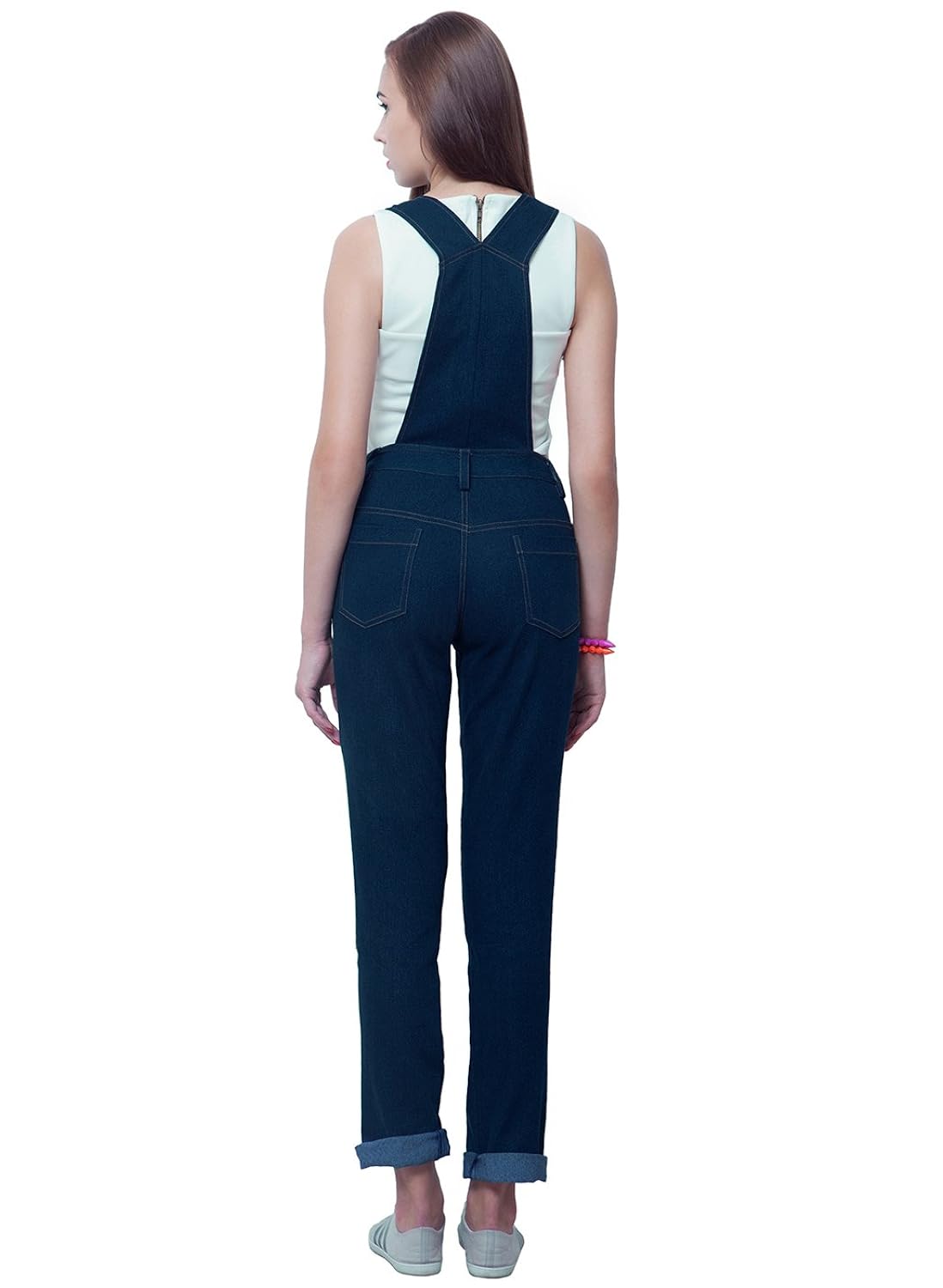 faballey women's denim jumpsuit
