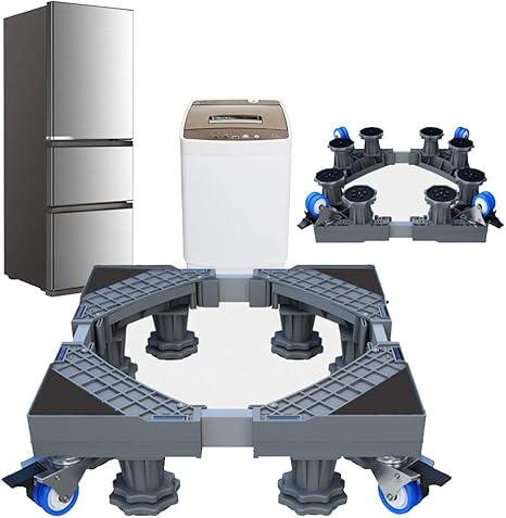 Amazon Co Jp 洗濯機 台 冷蔵庫 置き台 スタンド 洗濯機 モバイルツール 可能 わせて長さ調整44 70cm しており 8足8輪 360 回転 ホイール サイレント 防振パッド 乾燥機 防振 防水 ドラム式洗濯機 置台 大型家電