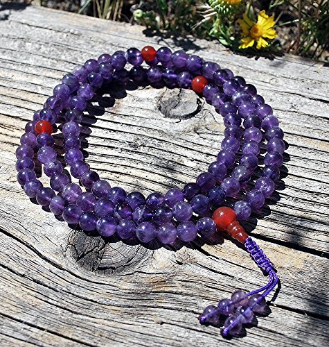 8mm Amethyst Mala