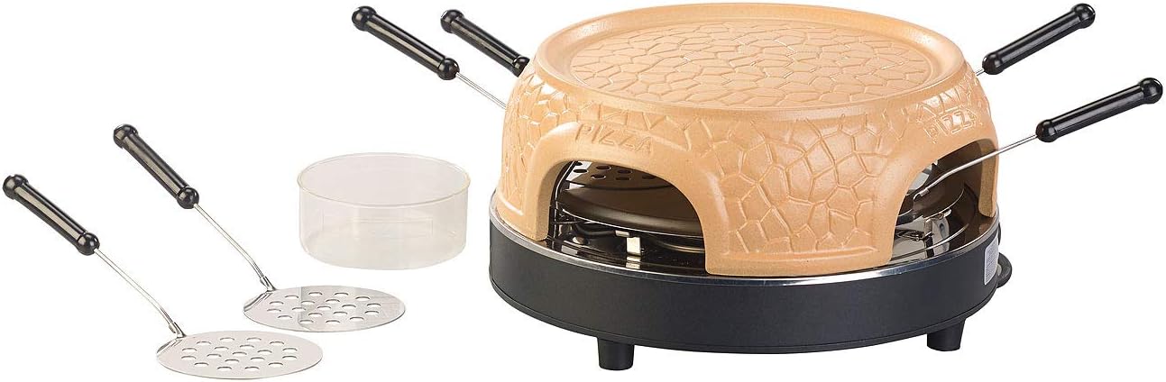 Cucina di Modena Pizzadome: Pizzaofen mit echter Terrakotta-Haube für 6 Personen (Pizzaofen Terracotta)
