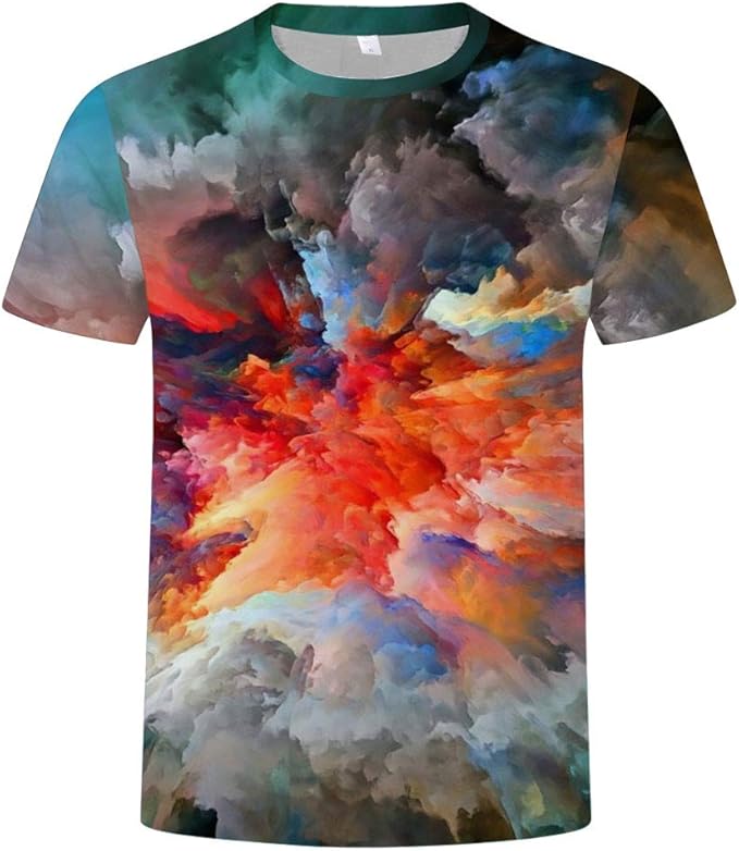 tee shirt homme coloré