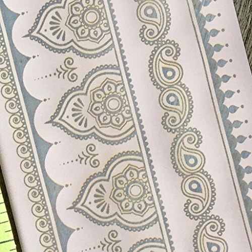 Paisley Swirl extra long Silkscreen pattern tool for polymer clay and mixed media