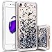 iPhone 7 Case, iPhone 7 Flowing Liquid Case, WeLoveCase 3D Creative Floating Luxury Bling Sequins Shiny Sparkle Glitters Adorable Quicksand Hard Case with TPU Bumper Frame for iPhone 7 4.7