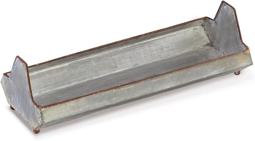 Amazon Com Chicken Feeder Trough 15 Inch Galvanized Zinc