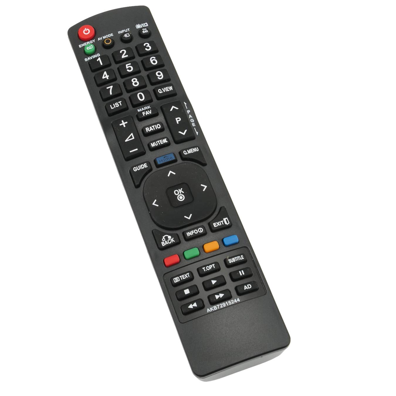 VINABTY AKB72915244 Replacement Remote Control Fit for LG LED LCD PLASMA TV 19LE5300 22LE5300 22LE5500 22lv250u 26LD350 26LE5300 26LE5500 26lk330u 26lk335c 26lv250u 32LD420 32LD450 32LD550 AKB72915246