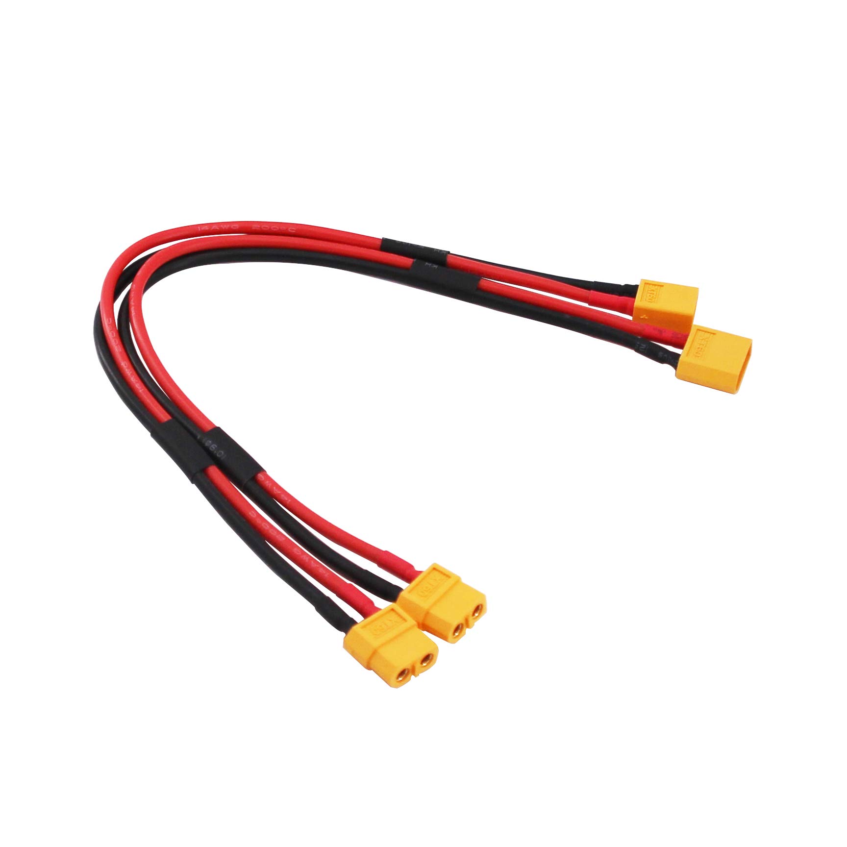 OliRC 2pcs XT60 M to XT60 FM Adapter Extension Female Male for RC battery(C152-2)