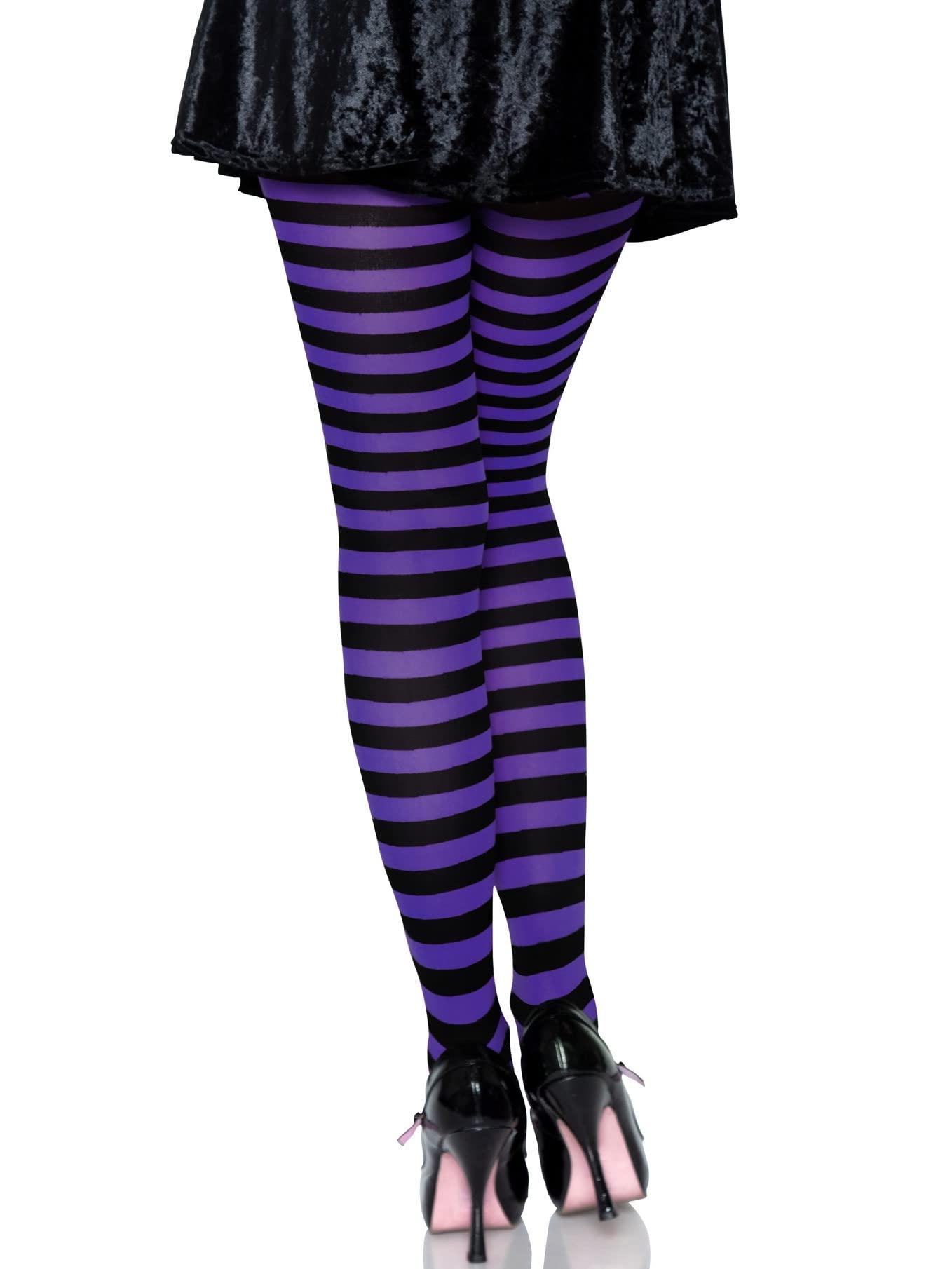 Leg Avenue Women's Nylon Striped Tights