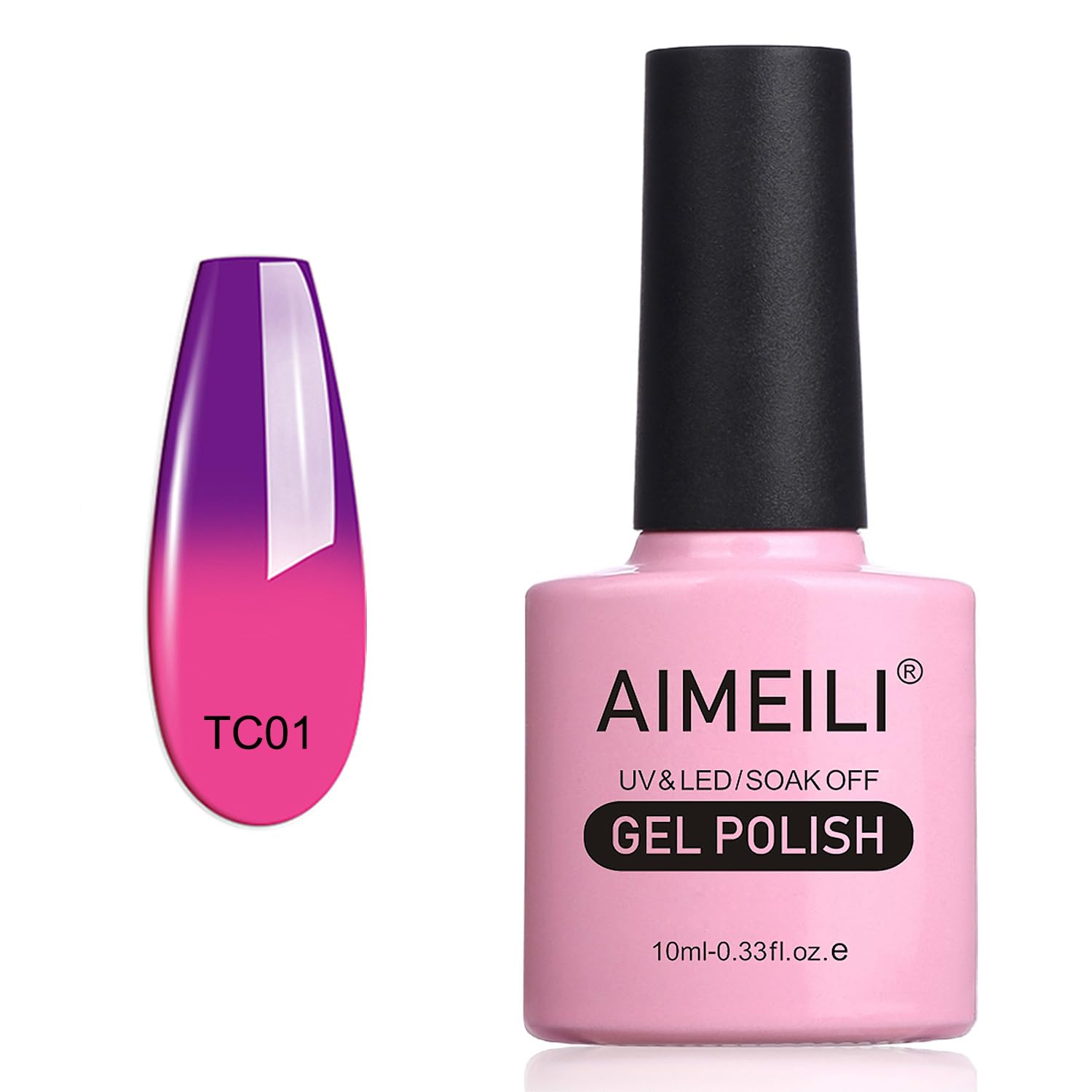 AIMEILI Soak Off UV LED Temperature Colour Changing Chameleon Gel Nail Polish - Arabian Nights (TC01) 10ml