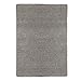 Cozy Shag Collection Grey Solid Shag Rug (3'3
