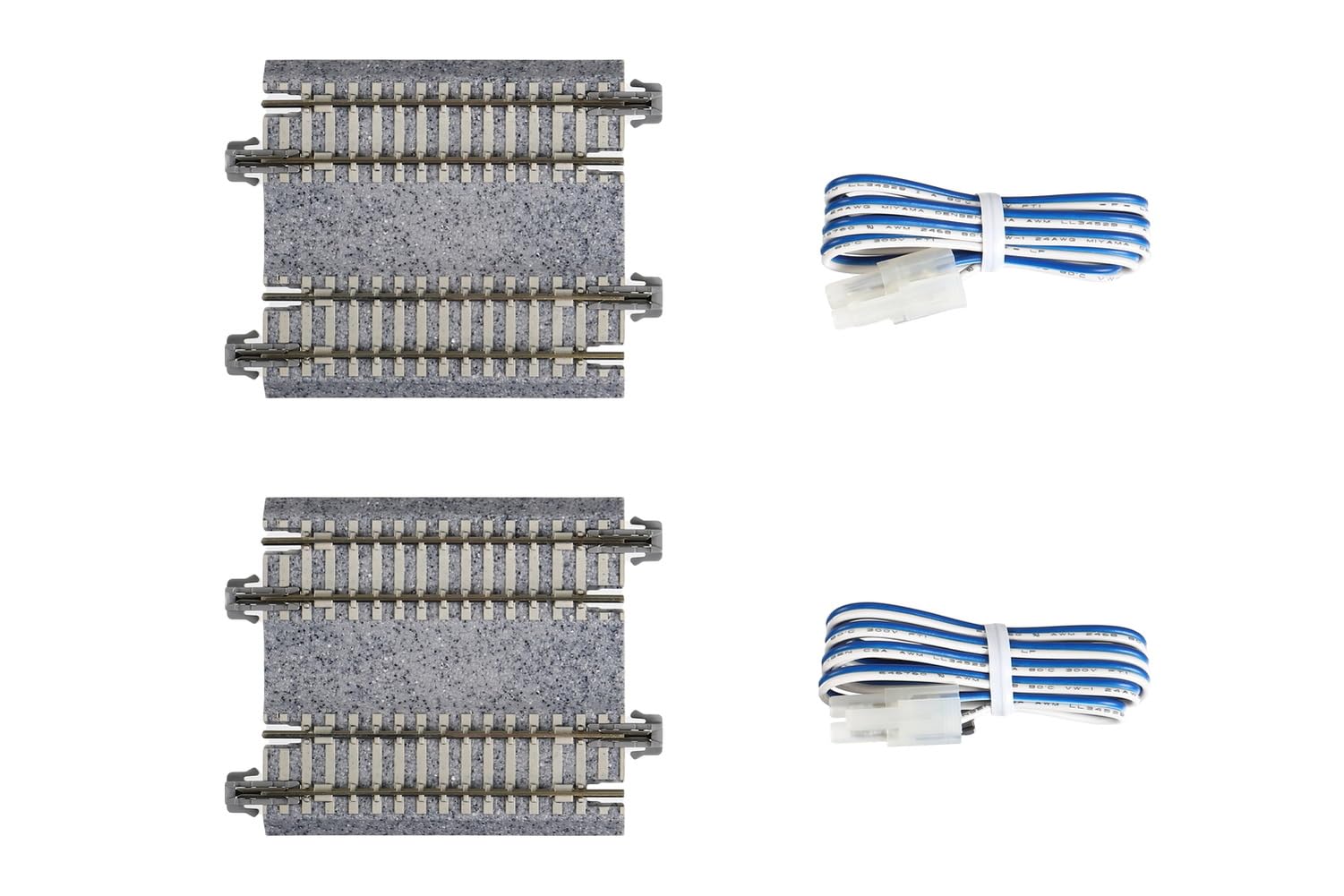 Kato 20-043 Unitrack (WS62FPC-WS62PC) CS Dual Straight Feeder Track 62mm