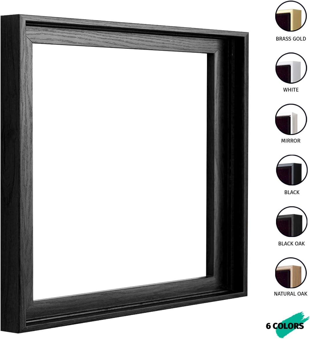 Square Floater Frames for Canvas Paintings 8x8 Floater
