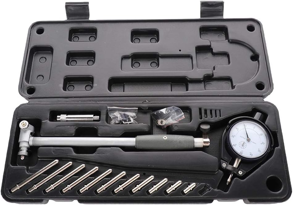 Trooki Dial Bore Gauge,50-160MM Diameter Indicator Engine Cylinder for Measuring Internal Dimensions of Work Pieces