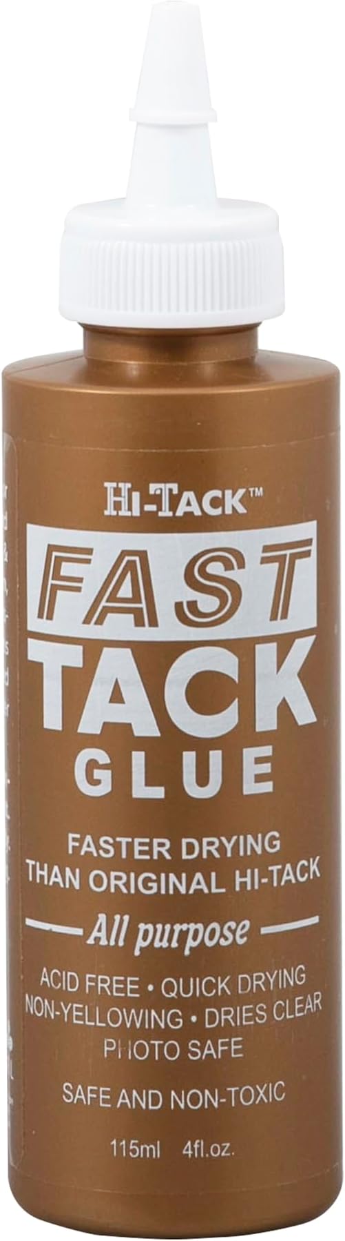 Hi-Tack Fast-Tack Glue 115ml Quick-Dry Adhesive for Crafting & DIY