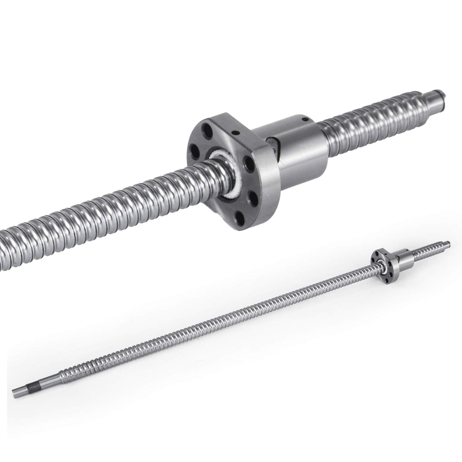 FlowerW SFU1605600mm Ballscrew AntiBacklash 1605 Ball Screws 1 Set BK