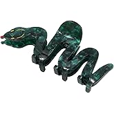 Personalised Acetate Big Green Snake Hair Claw Clip for Women Girls Gift 1 Piece