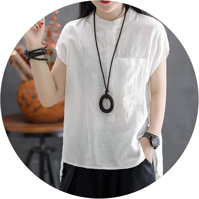 plus size white work shirt