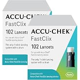 Accu-Chek FastClix Diabetes Lancets for Blood Glucose Testing, 204 Count | Compatible with the Accu-Chek FastClix lancing device