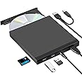 Amazon.com: ROOFULL External CD DVD +/-RW Drive, CD/DVD-ROM Player ...