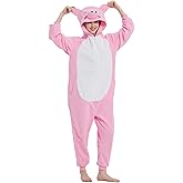 XYQRZPTLB Onesie Adult Animal Costume Halloween Christmas Cosplay Sleepwear Funny One-Piece Pajamas for Women Men and Teen