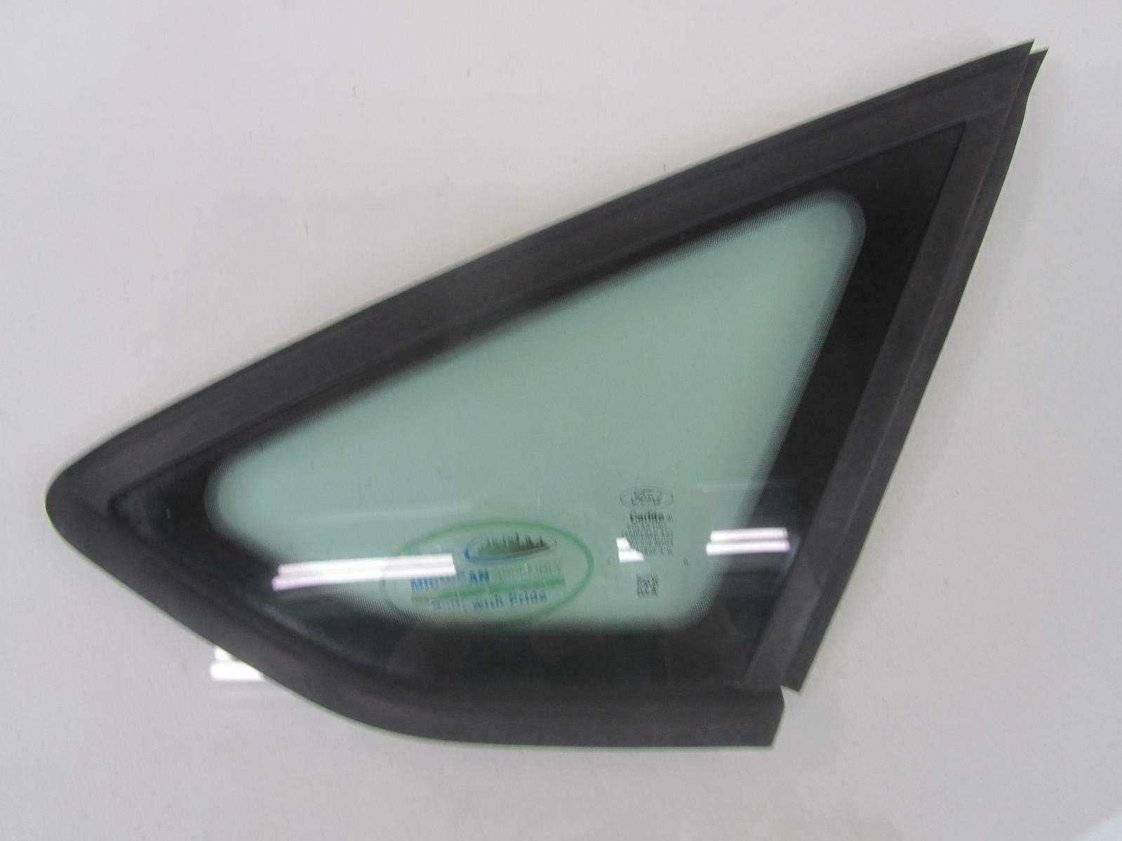 Morad Parts 16-18 Compatible with Ford Focus Right Passenger Quarter Window Hatchback Black Back Rear