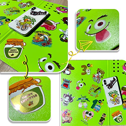 150pcs Clear Stickers Pack, 50 Transparent Stickers for Laptop + 100pcs Mini Stickers, Cute Small Stickers for Water Bottles, Reflective Trendy Decals for Scrapbook, Tenns, Adults