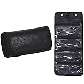 XINFULLWOL Money Organizer Wallet for Cash - Multi-Pocket Money Pouch with Envelopes for Budgeting, Receipts, Coupons, Currency Storage, and Card Holder Wallet (Black, 4 pockets)