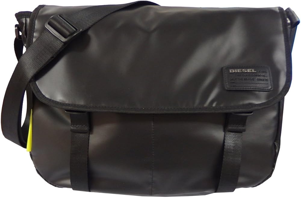 Amazon [ディーゼル] DIESEL メンズ ショルダーバッグ メッセンジャー ブラック FDISCOVER MESSENGER